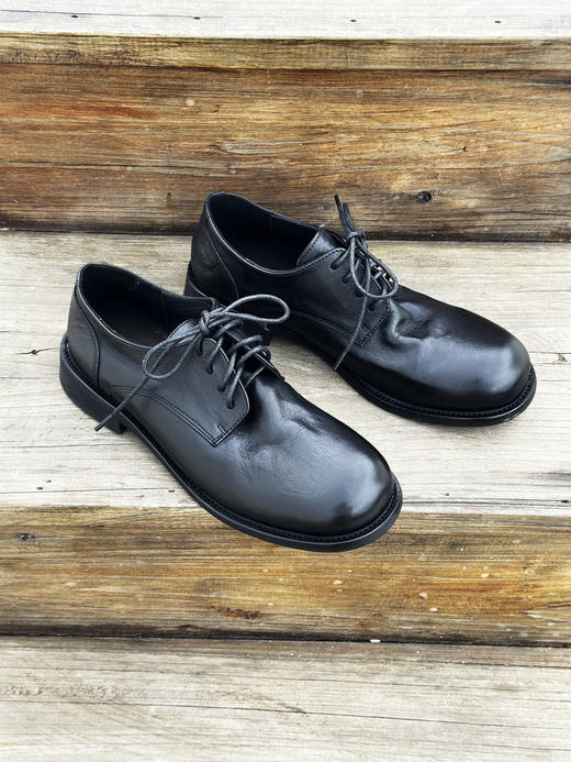 【品牌直发】RIM RIM塑形马皮鞋水洗时尚复古圆头单鞋牛津鞋202301 商品图5