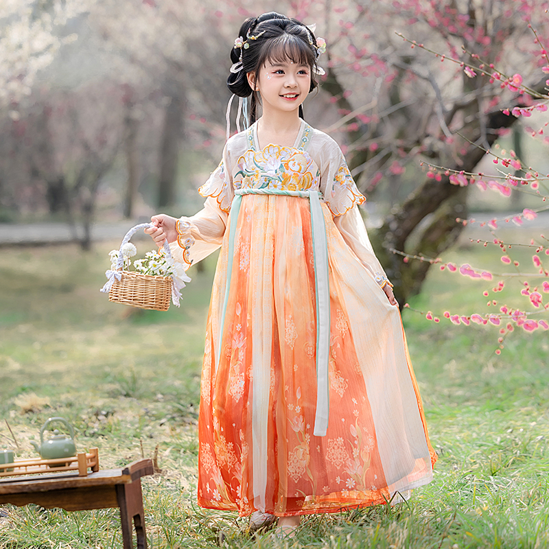 【苏城纪】新款汉服女童襦裙玉瑶（熊猫）