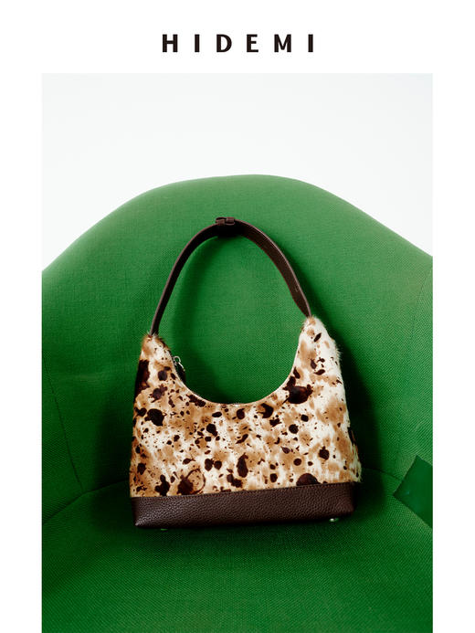 HIDEMI easy系列进口牛皮荔枝皮可调节手柄多背式饭盒包 格纹/乌木棕/动物纹 商品图4