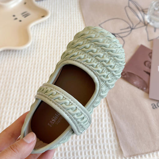 【软底公主鞋，柔软皮质】小清新女童小皮鞋 2025春季新款 小女孩鞋子 软皮单鞋公主鞋 软底中小童皮鞋-QQ 商品图3