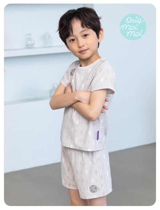 【云优选】韩国moimoi {外出短袖套} 春夏竹棉立体提花家居服 商品图1