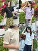 T46250#韩系纯色花苞袖T恤 商品缩略图0