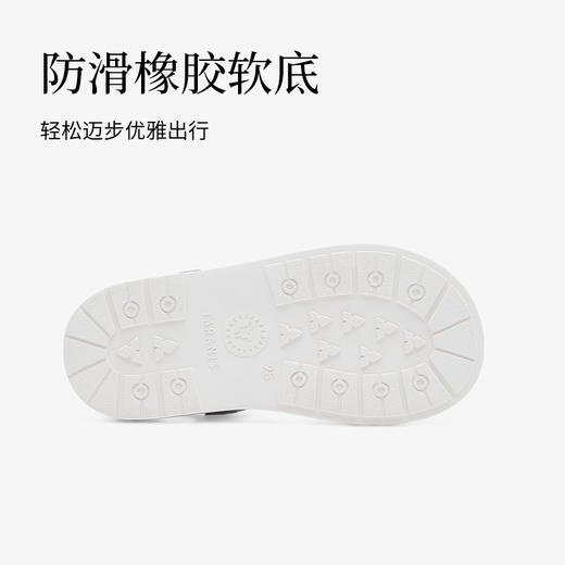 泰兰尼斯夏季小童段时尚编制公主鞋凉鞋T05X3B2752 商品图4