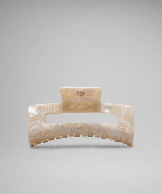 原单正品浅象牙白Lulu超大号女士抓夹！ 商品图1