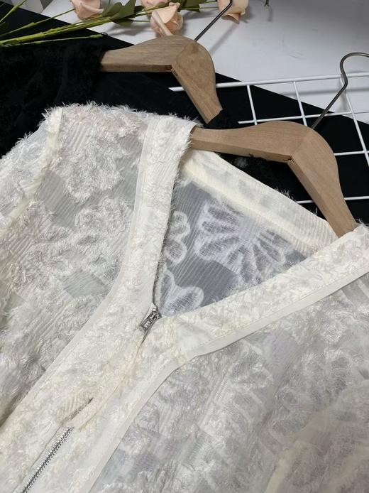 7.7清货，能接受不退拍 原创设计师品牌- CHUMO初沫8007毛边拉链超显瘦小衫（这款胳膊比较瘦）-喜出 商品图7