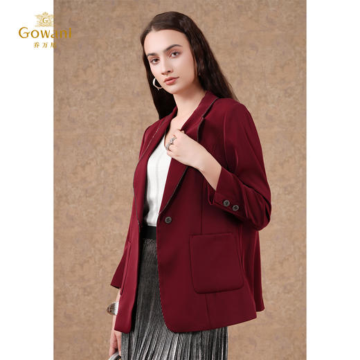 乔万尼西装短外套新品职场戗驳领设计EM1B107 商品图1