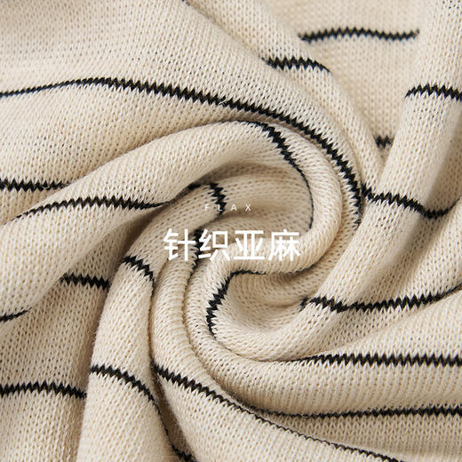 会呼吸的‘黄金’面料【KEMU】针织亚麻·口袋T 透气吸汗不闷热,甄选亚麻，配合兰精天丝，织面细腻，易搭理 商品图6