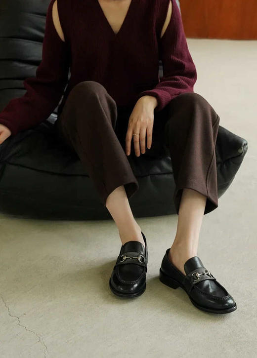 【品牌直发】RIM RIM平底金属扣一脚蹬英伦乐福鞋202405 商品图4