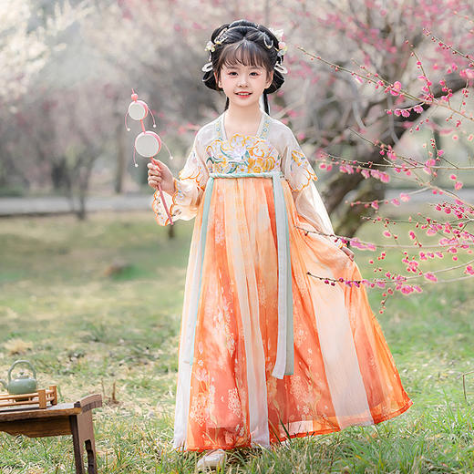 【苏城纪】新款汉服女童襦裙玉瑶（熊猫） 商品图2