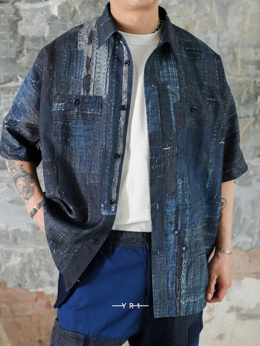 FDMTL | 印花Boro S/S衬衫 商品图0