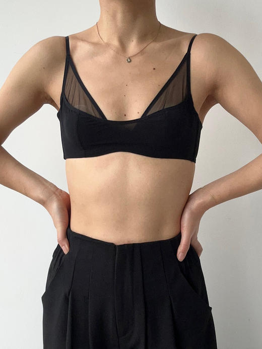 LOAM｜重塑全罩杯 双层微纤网纱全杯记忆钢圈 [ 黑 / 裸 / 白 ] 商品图0