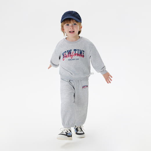 马克珍妮男童美式休闲运动套装宝宝卫衣套装2025年春装新款550305 商品图2