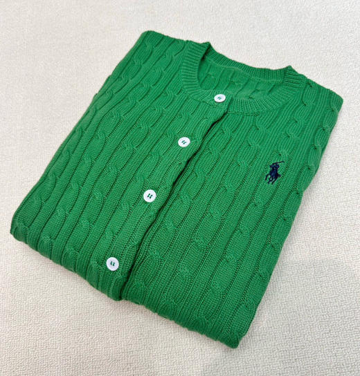 针织开衫。5️⃣色：米白、绿色、粉兰、粉红色、藏蓝色 商品图1