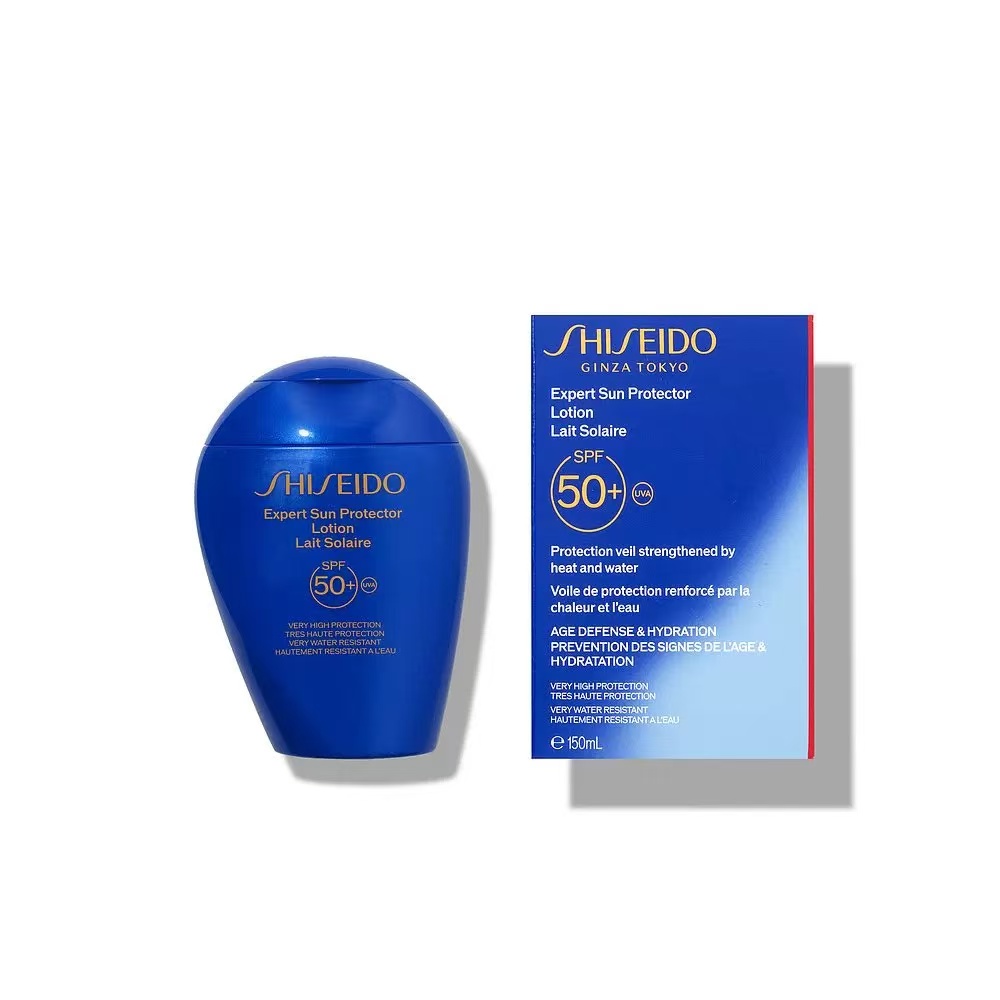 Shiseido/资生堂 蓝胖子新艳阳夏臻效水动力防晒乳液50ml