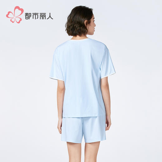 都市丽人会员精选女士棉质短袖套装薄40支TC拉架短袖类LHH2F5 商品图3