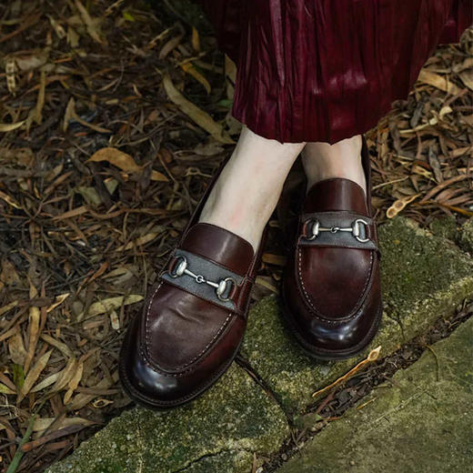 【品牌直发】RIM RIM平底金属扣一脚蹬英伦乐福鞋202405 商品图1