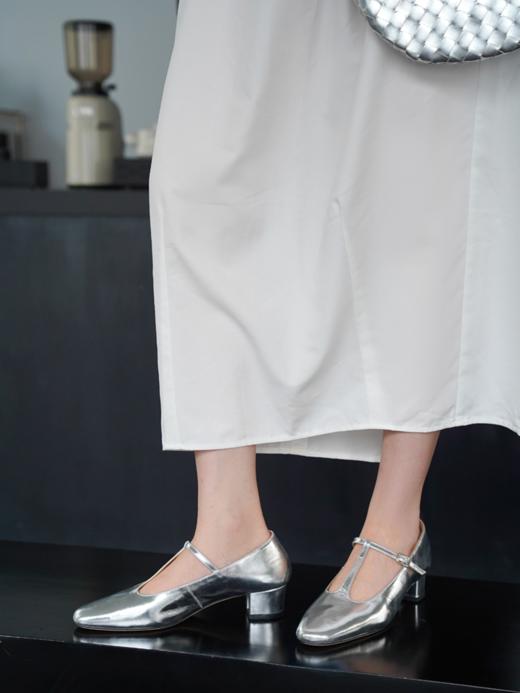 【品牌直发】RIM RIM塑形马皮鞋法式春秋T字细条带玛丽珍鞋2388-1 商品图2