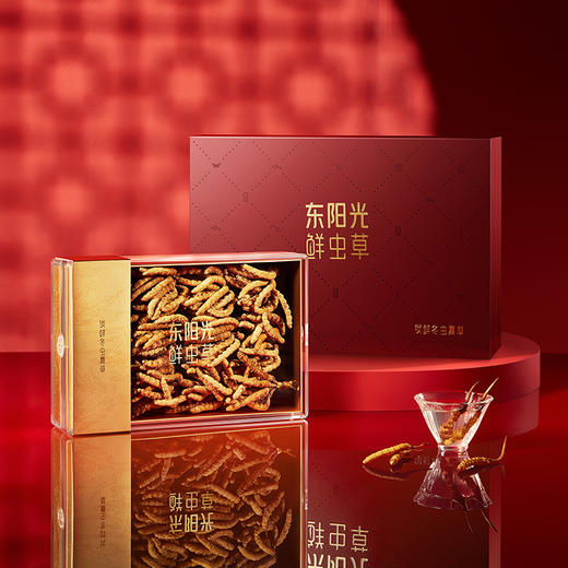 东阳光冬虫夏草 锁鲜虫草（S2400）100克装 2-3根/克 【锁鲜虫草 滋补礼盒】 商品图2