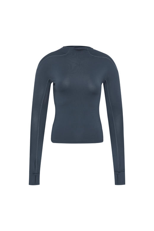 oneup运动防晒侧拉链长袖T恤 商品图6