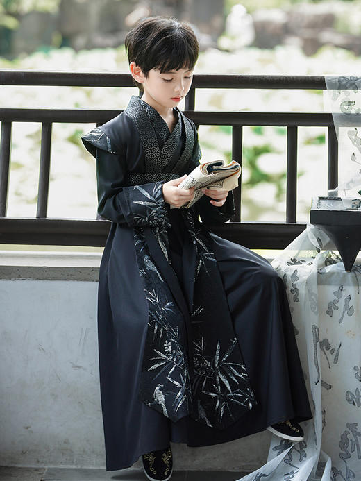 苏城纪童装汉服男童-五竹 商品图1