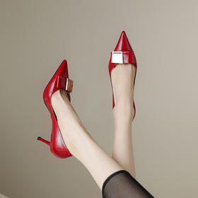 【预售5天】时尚法式高跟单鞋尖头浅口晚风温柔百搭四季款女鞋HY&M755-1