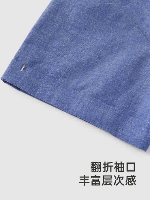 英氏儿童衬衫夏季短袖透气男童休闲上衣衬衫2025新款YRCCJ2R026A 商品图4