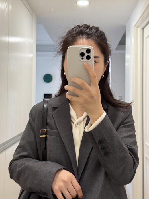 立体裁剪精湛工艺羊毛混纺修身显瘦一粒扣西装【包邮+三天无理由退换】 商品图8