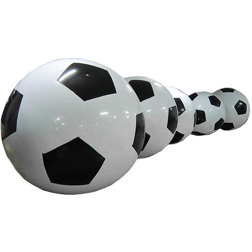 【充气足球】大号沙滩球充气网红足球户外玩具球幼儿园游戏道具 团建沙滩球100cm 商品图4