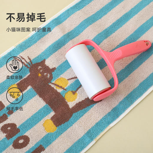 洁丽雅纯棉A类儿童毛巾全棉洗脸家用洗澡卡通面巾柔软吸水小毛巾 商品图3