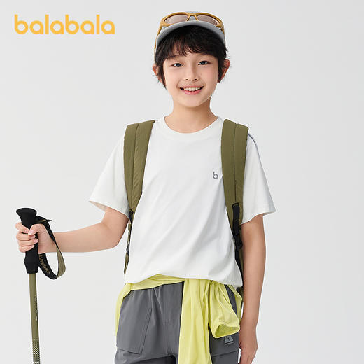 巴拉巴拉儿童短袖t恤男童上衣童装2025速干防晒夏装 商品图1