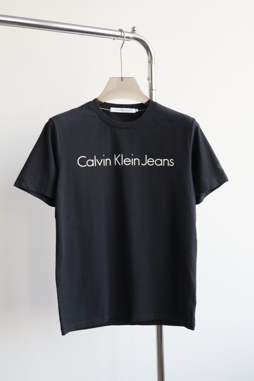 西K元单 弹力pima棉 小字母圆领短袖T恤  TX407 商品图5