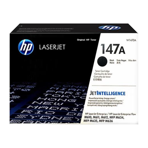 惠普（HP）原装147A黑色硒鼓W1470A粉盒黑白适用M610dn M611dn M612dn M634dn M635z M636系列 商品图1