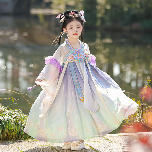 【苏城纪】新款女童汉服襦裙惊鸿（锦鲤） 商品图5