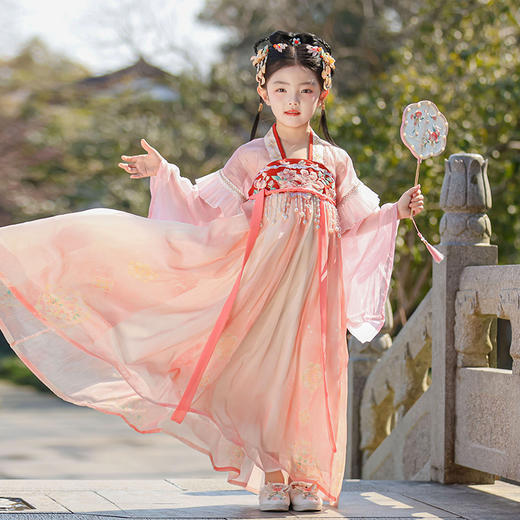 【苏城纪】新款汉服女童襦裙云璃（蝴蝶） 商品图3