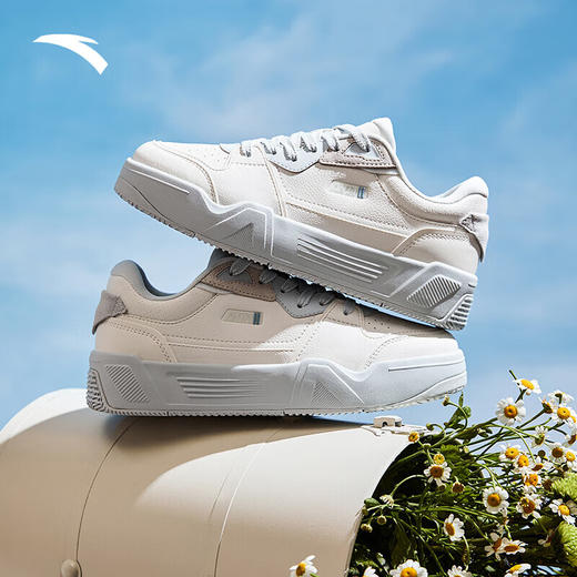 安踏（ANTA）C37丨百搭运动鞋女子2025夏季新款时尚潮流透气运动板鞋122528027 商品图1