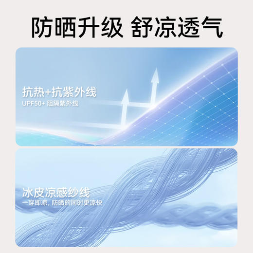 宝娜斯冰丝防晒衣UPF50+防紫外线薄款透气户外骑车防晒服 商品图2