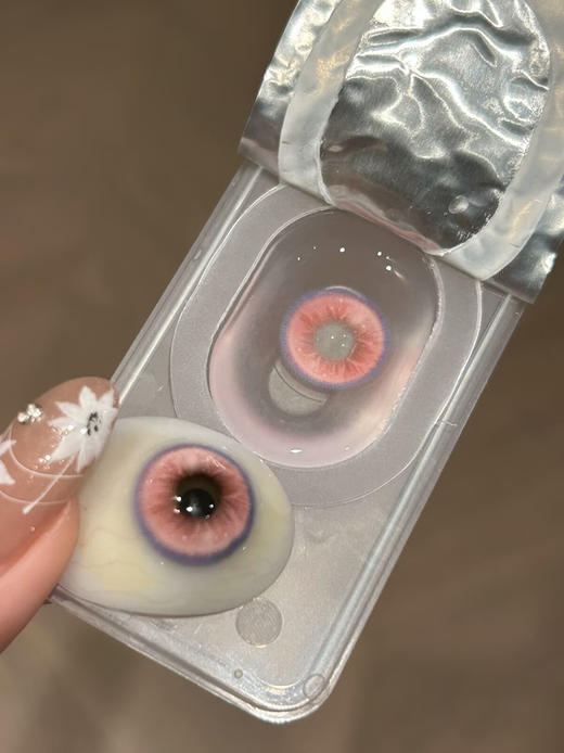 Hot Girls 花间光影 半年抛 两片 14.5mm 参考着色 14.0mm 基弧 8.5 含水 40% 新锐国货 商品图3