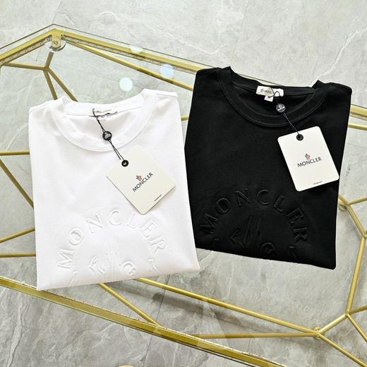 蒙口2025春夏新款经典凹凸印短袖T恤 商品图2