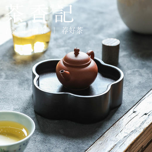 茶香记 紫砂壶红降坡薄胎小水平80ml泡茶壶经典素雅茶室功夫茶具 商品图4