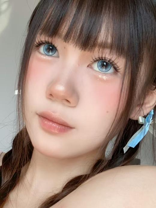 【大直径】PUFF GIRL-麻瓜学院蓝-14.5mm【半年抛 度数0-800度 含525/575】 商品图9