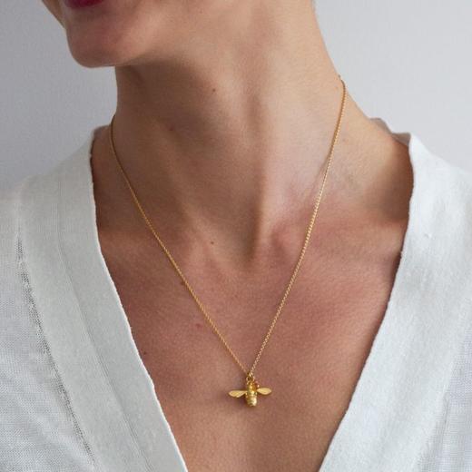 北京仓｜Alex Monroe-Honey Bee and Citrine-蜜蜂 黄水晶 项链［英国设计师］ 商品图0