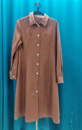 QG0327#衬衫连衣裙