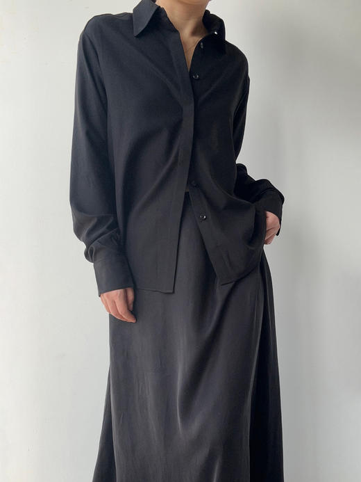 DONSEE10｜DS10AW2436-C 黑色简约质感衬衫 商品图5