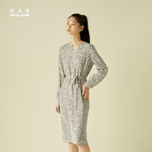 桑罗&迎春花联名 波点连衣裙休闲宽松版 商品图4
