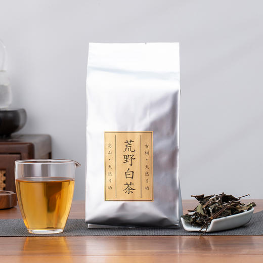 添寿白茶丨荒野白茶寿眉 政和白茶 2023年 100g 袋装 花香 甜韵 商品图0