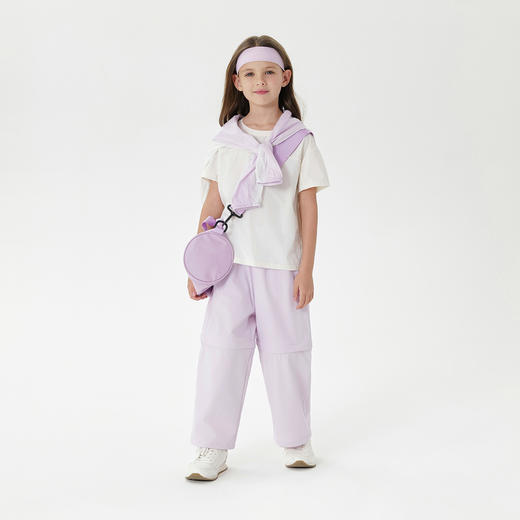 【裤脚可拆卸】马克珍妮男女童速干工装裤儿童裤子春夏新款550617 商品图1