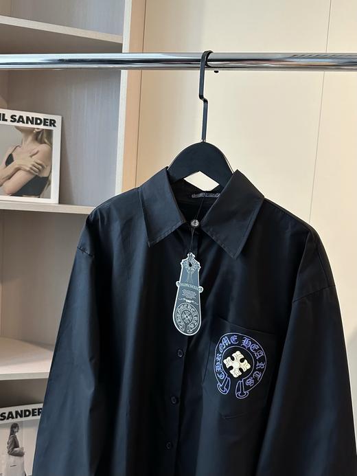 克罗心新款发泡图案logo口袋衬衫外套 商品图5