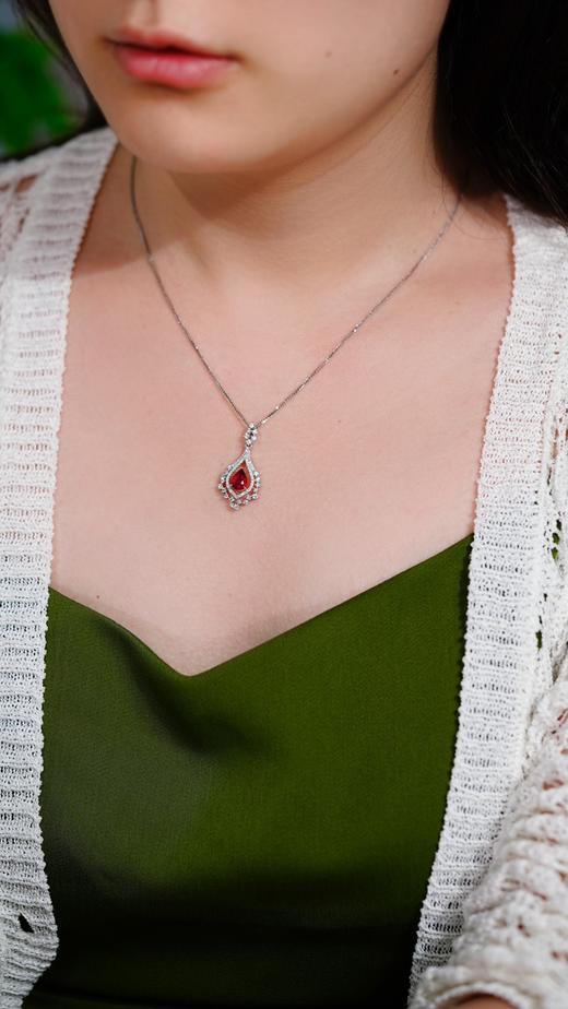 1.04ct刻面红宝石吊坠 商品图3