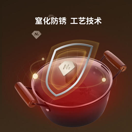 三禾窒化龙锤纹汤锅22CM汤锅-TT22P5 商品图1