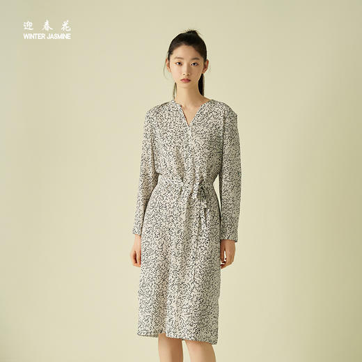 桑罗&迎春花联名 波点连衣裙休闲宽松版 商品图3